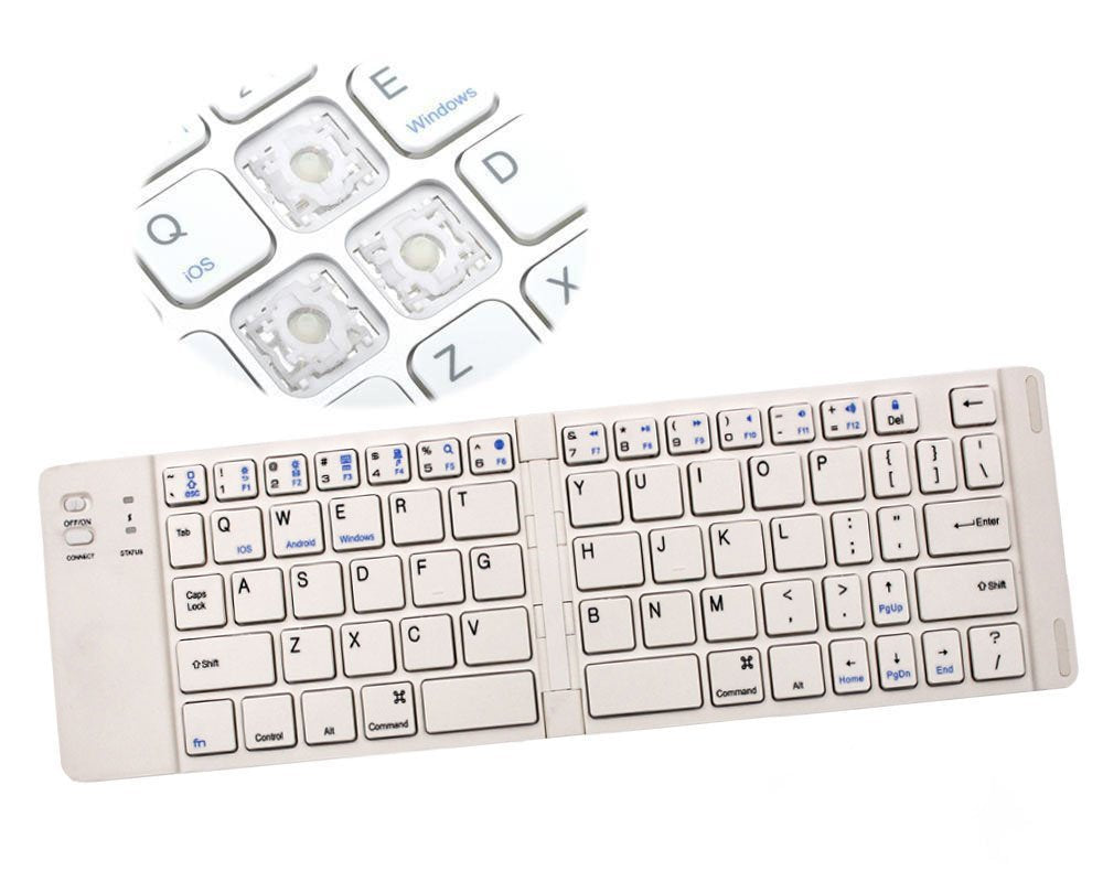 Skládací bezdrátová klávesnice pro tablety a smartphony s BluetoothCLAW BS100