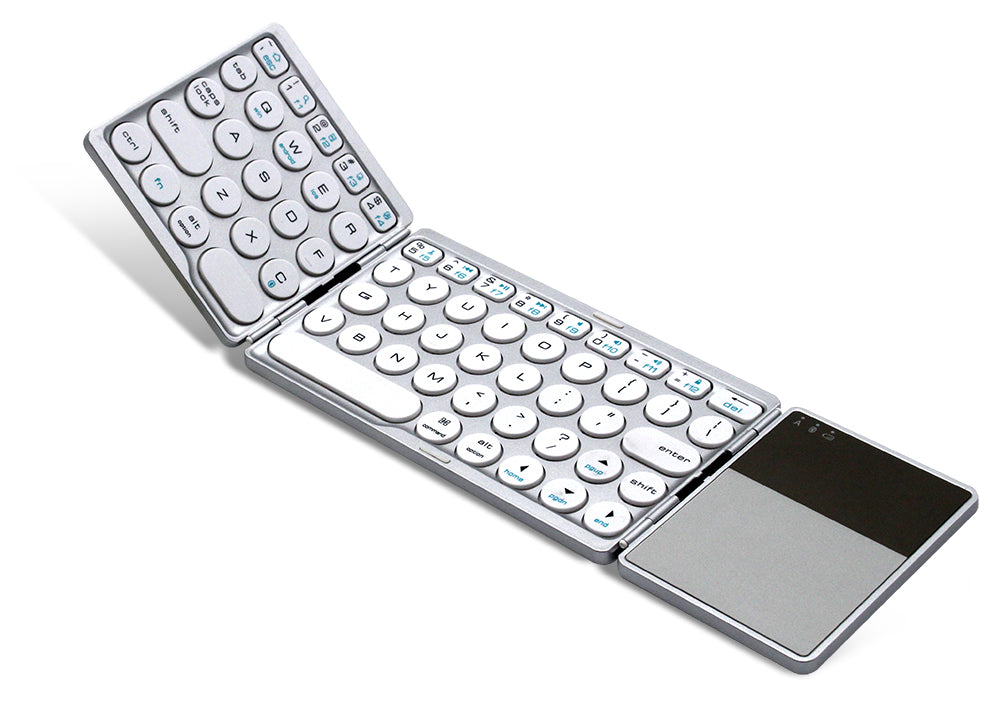 Kompaktní, stylová, skládací Bluetooth klávesnice s touchpadem CLAW BS120