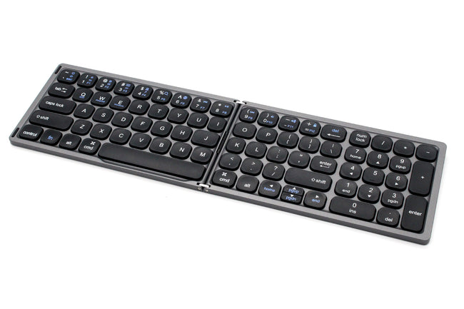 typerCLAW BS110 Stylová skládací bezdrátová Bluetooth klávesnice – tmavě šedá