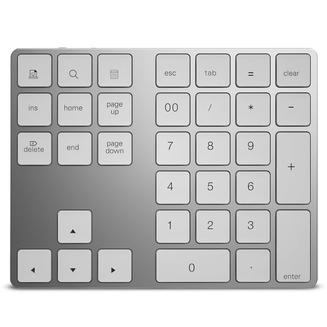Bezdrátová hliníková numerická klávesnice TyperCLAW BN100